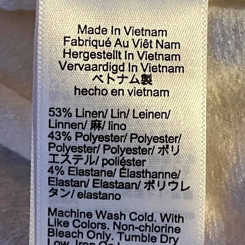 J. Crew Stretch Linen Tee - Picture 5 of 5